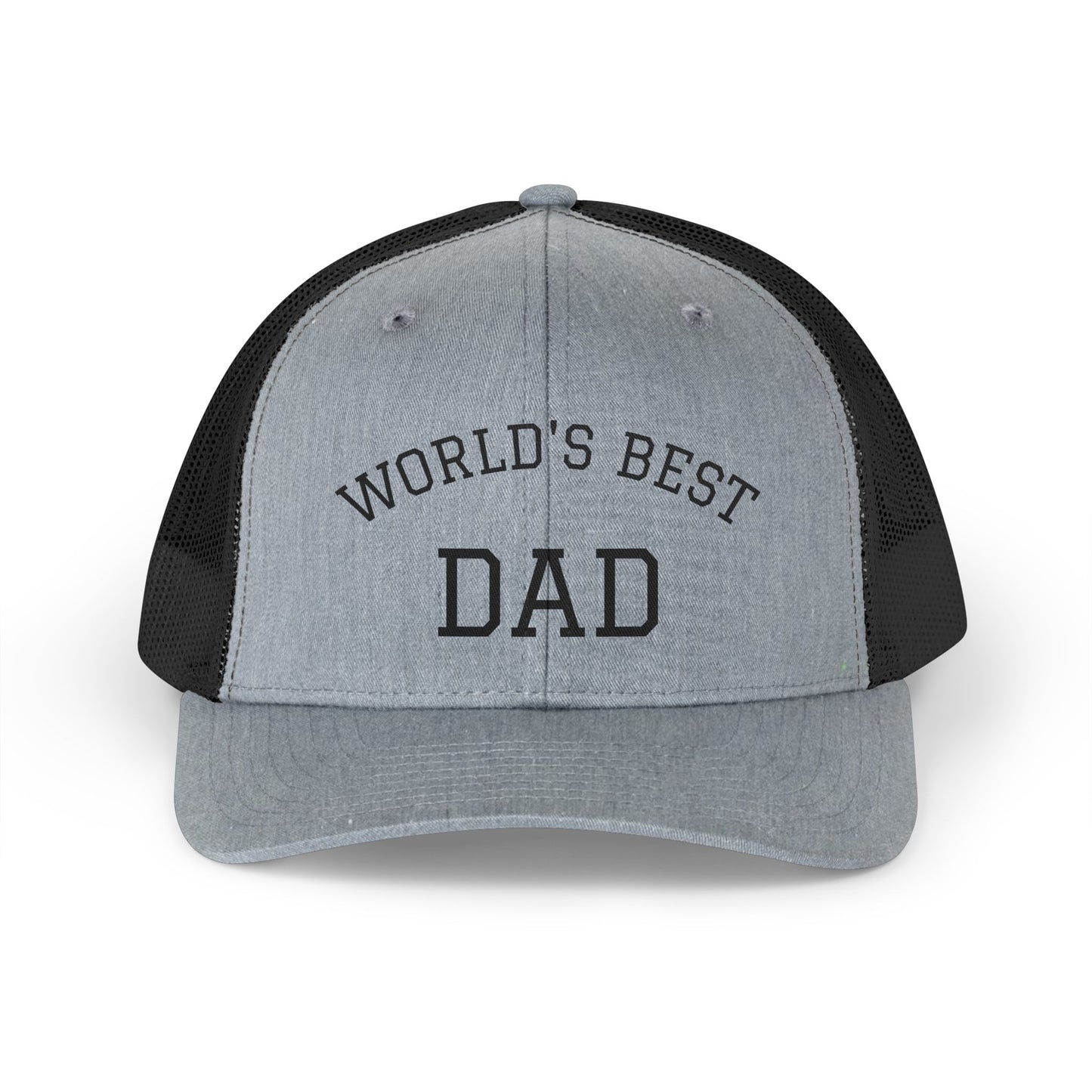 World's Best Dad Trucker Hat — Retro Mesh Cap for Father's Day