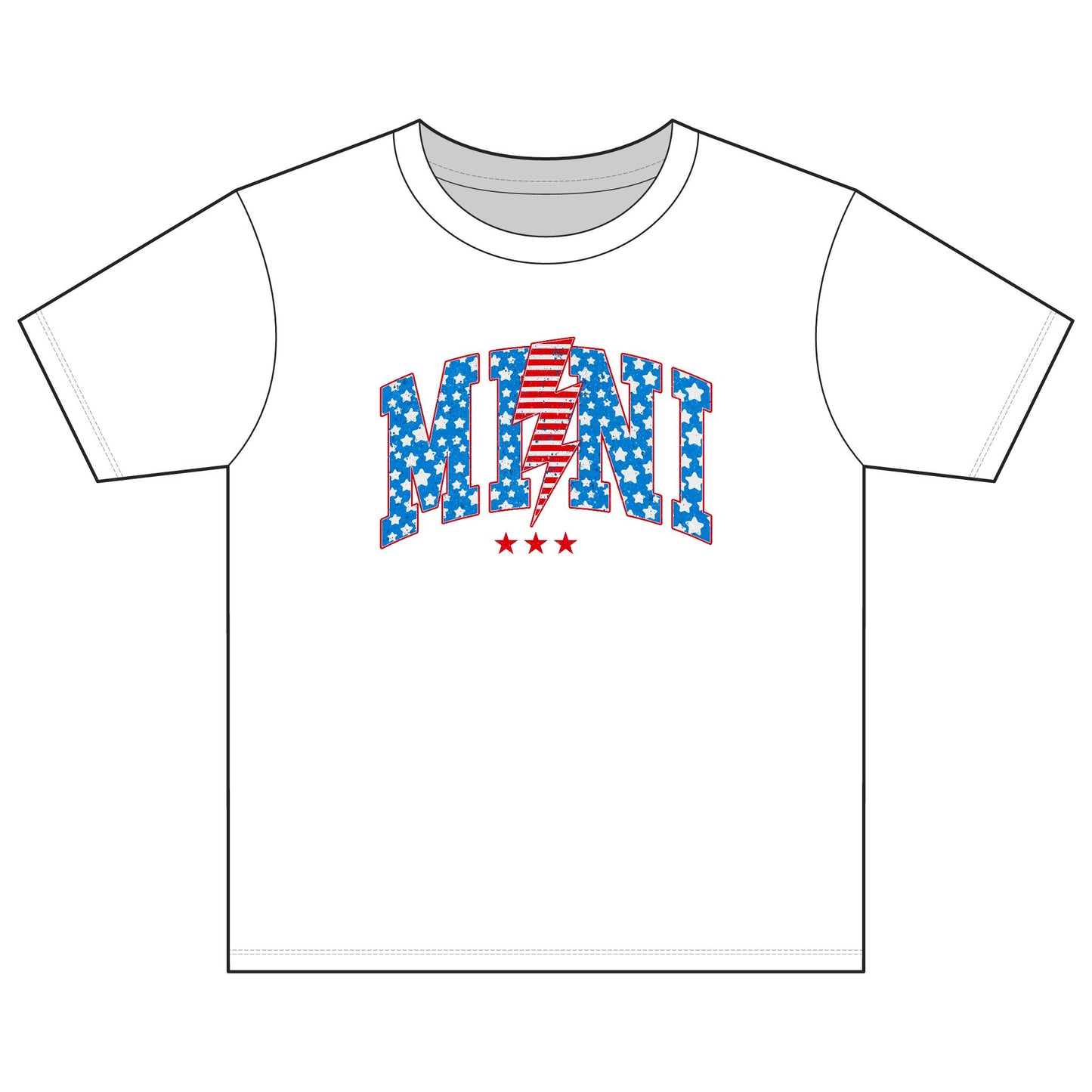 Youth Miami Flag Tee — Kids Patriotic Miami Florida Shirt