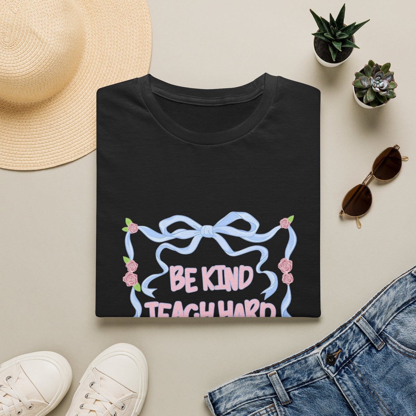 Be Kind, Teach Hard, Love Louder Teacher T-shirt