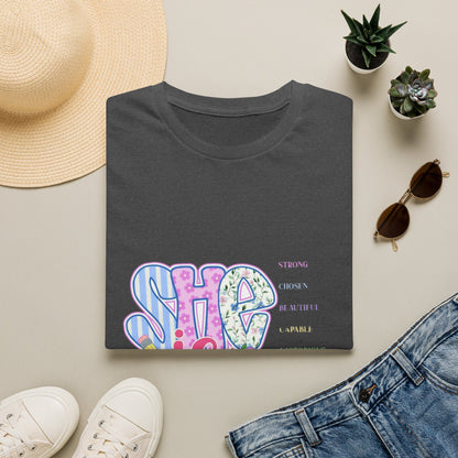 She Is Stronger Graphic T-Shirt