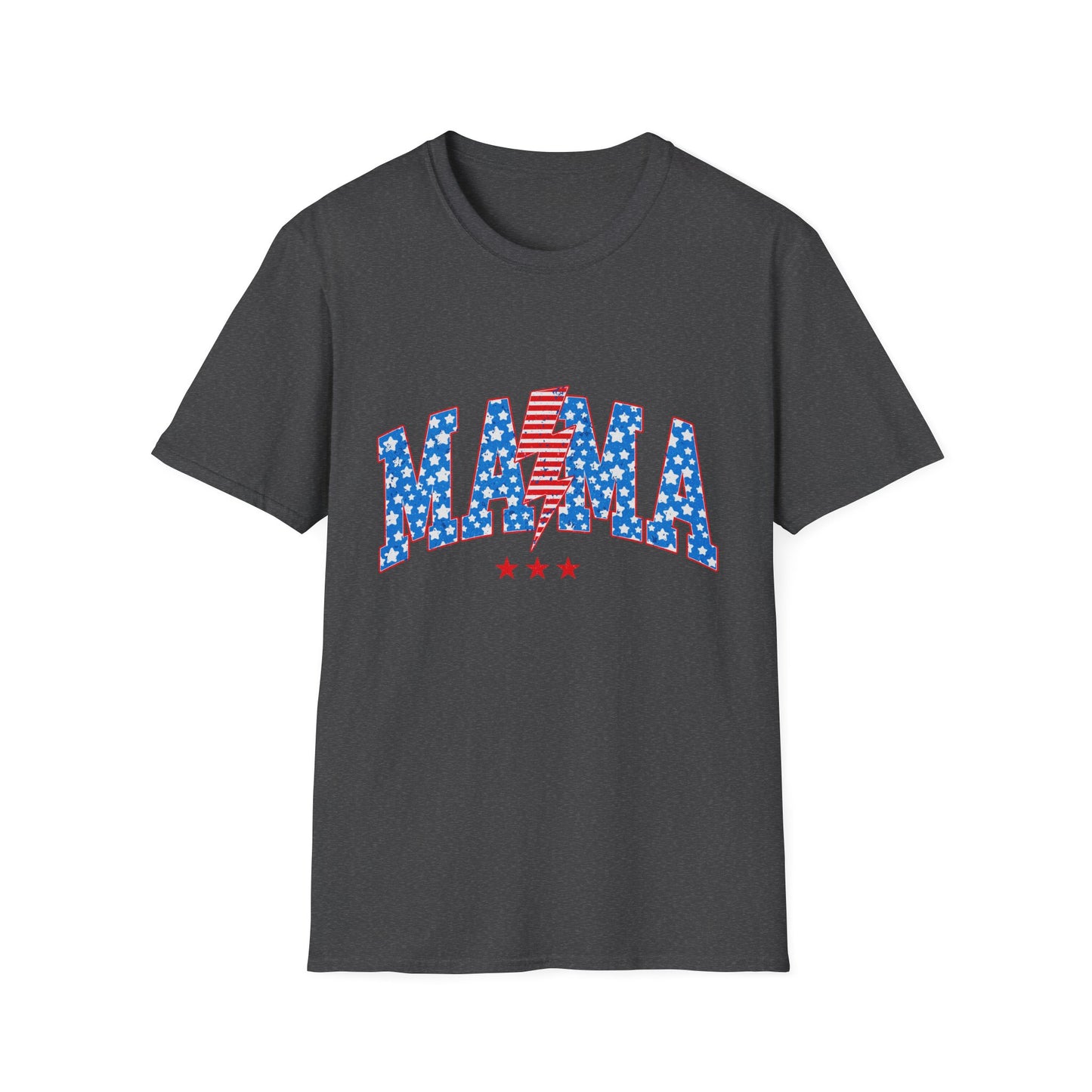 Mama T-Shirt — Patriotic USA Stars & Stripes Fourth of July Tee