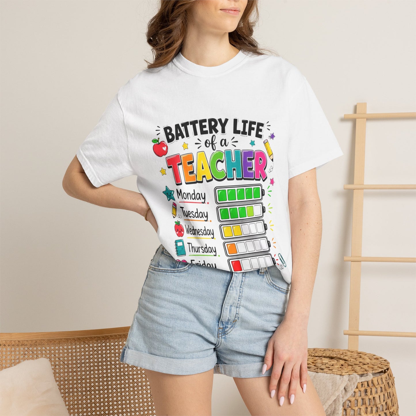 Teacher Battery Life T-Shirt