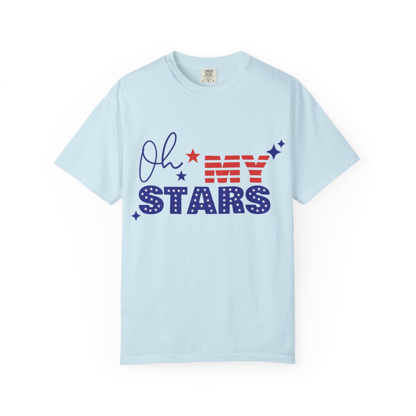 Oh My Stars Patriotic T-Shirt — Red White Blue Fourth of July Tee