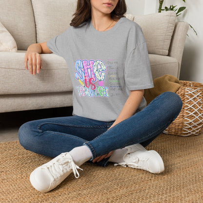 She Is Stronger Graphic T-Shirt