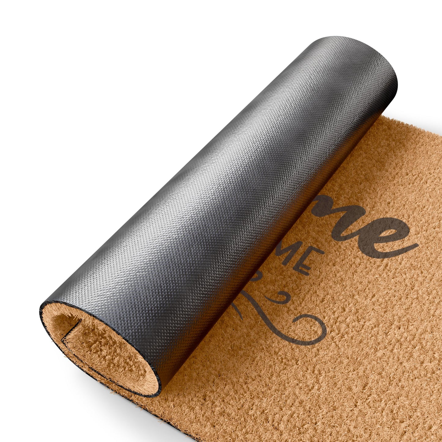Welcome to Our Home Coir Doormat — Decorative Outdoor/Indoor Entrance Mat