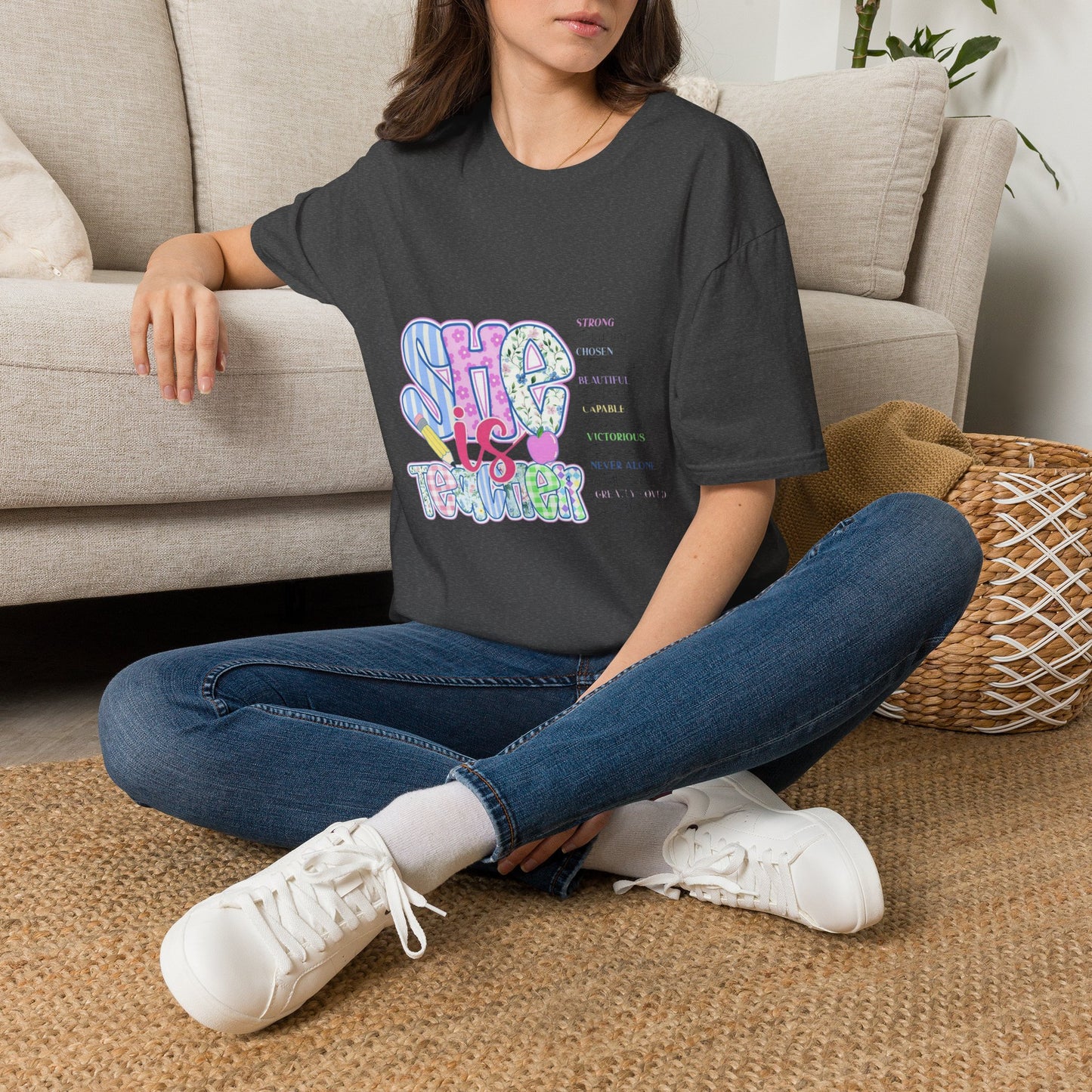 She Is Stronger Graphic T-Shirt