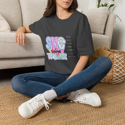 She Is Stronger Graphic T-Shirt