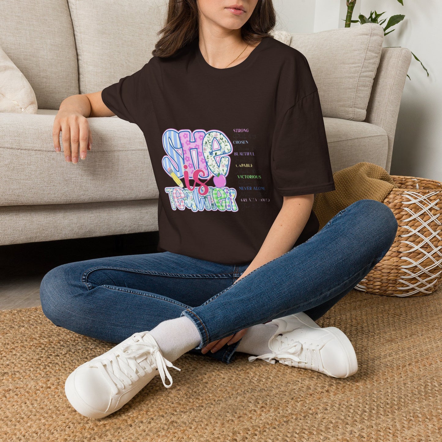 She Is Stronger Graphic T-Shirt