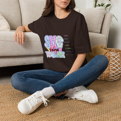 She Is Stronger Graphic T-Shirt