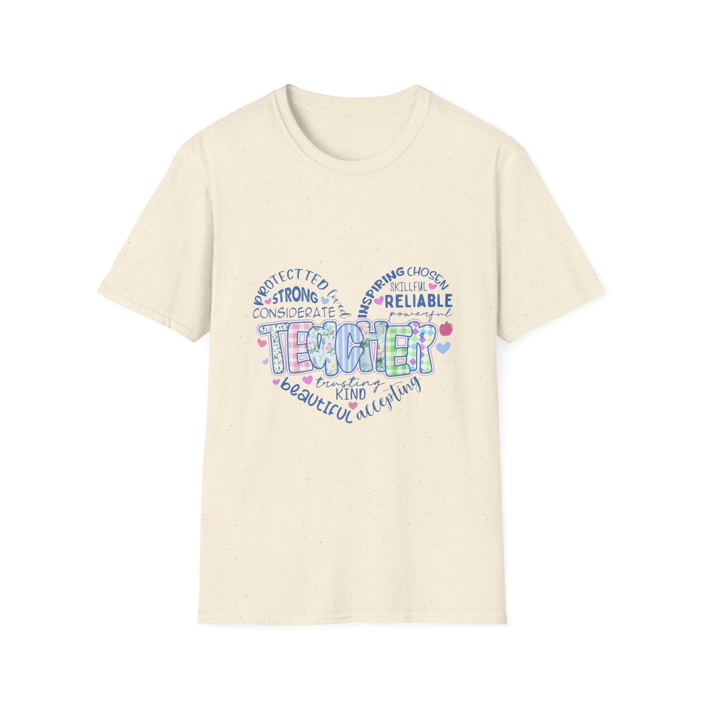 Teacher Heart Word Cloud T-Shirt