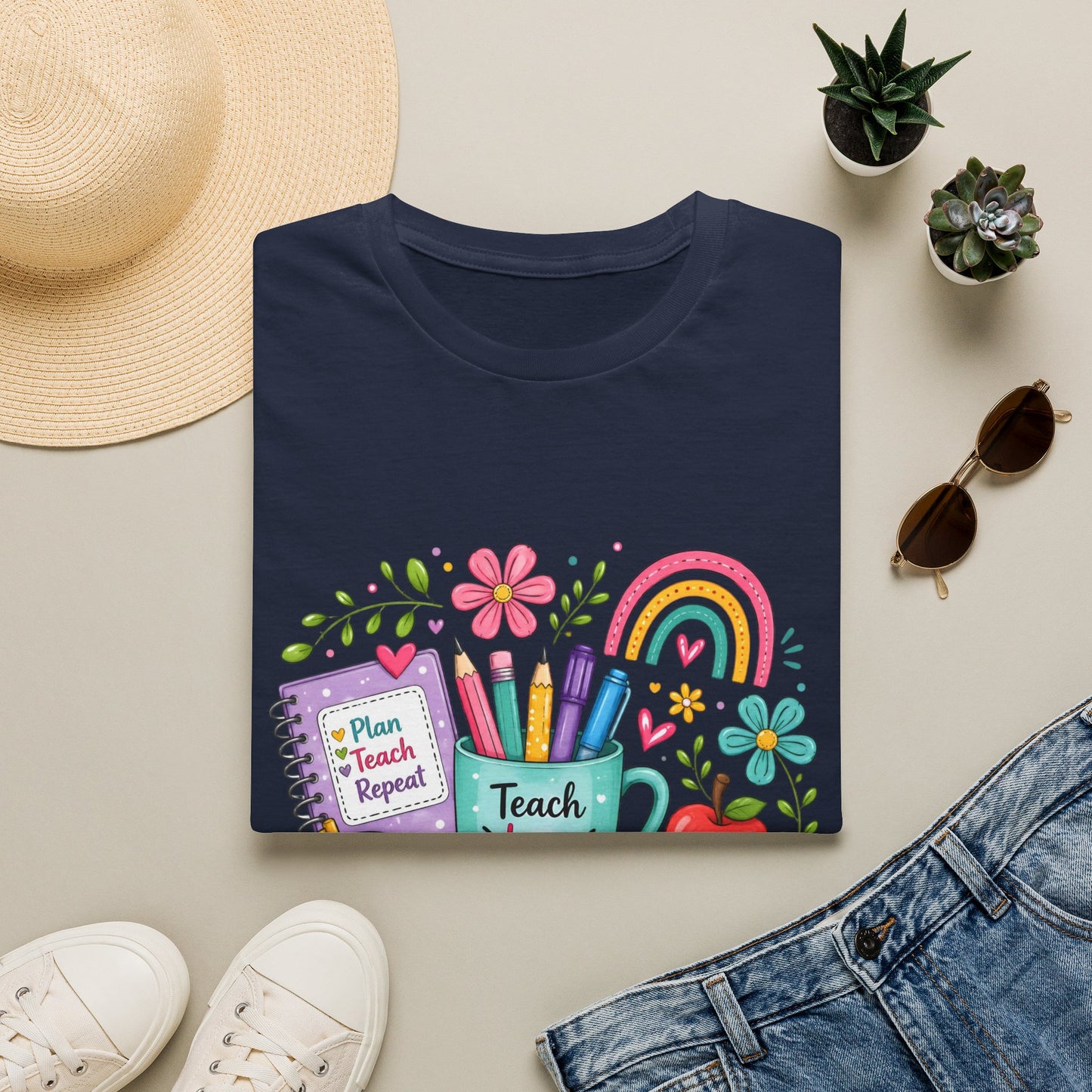 Teach Love Repeat T-Shirt