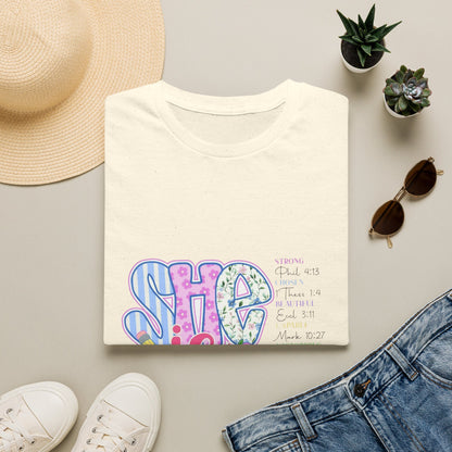 She Is Stronger Graphic T-Shirt