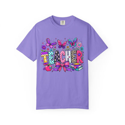 Teacher Colorful Butterfly T-Shirt