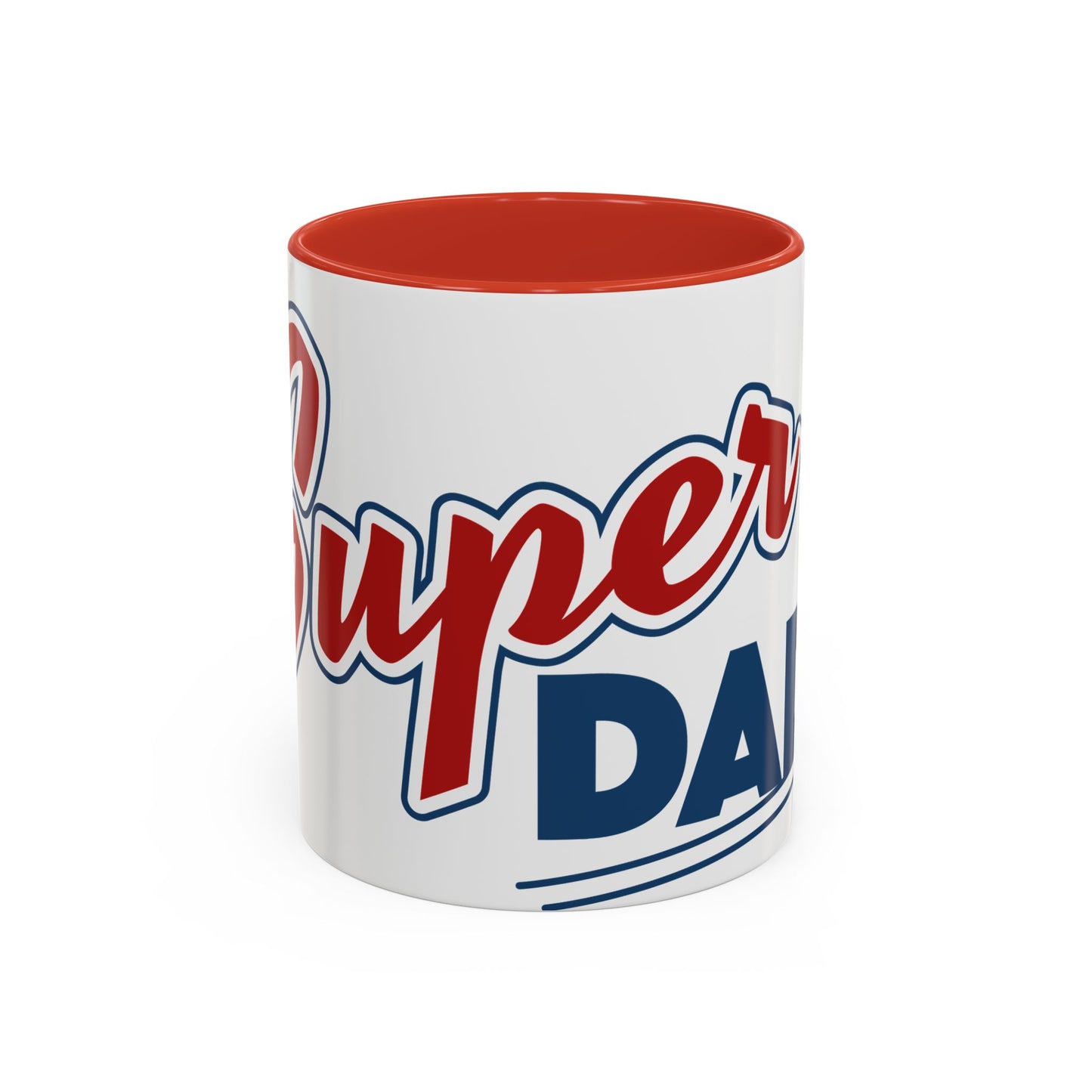 Super Dad Accent Coffee Mug — Father's Day Gift, 11/15oz