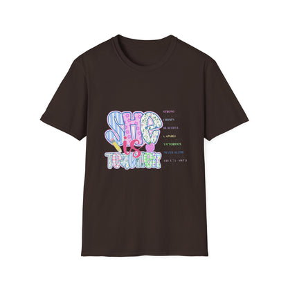 She Is Stronger Graphic T-Shirt