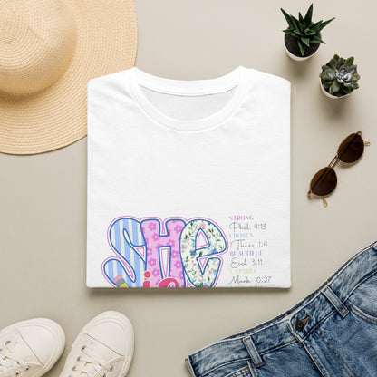 She Is Stronger Graphic T-Shirt