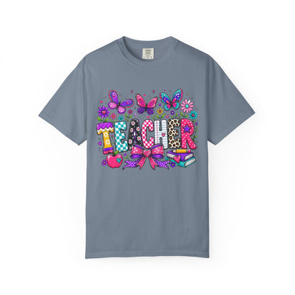 Teacher Colorful Butterfly T-Shirt