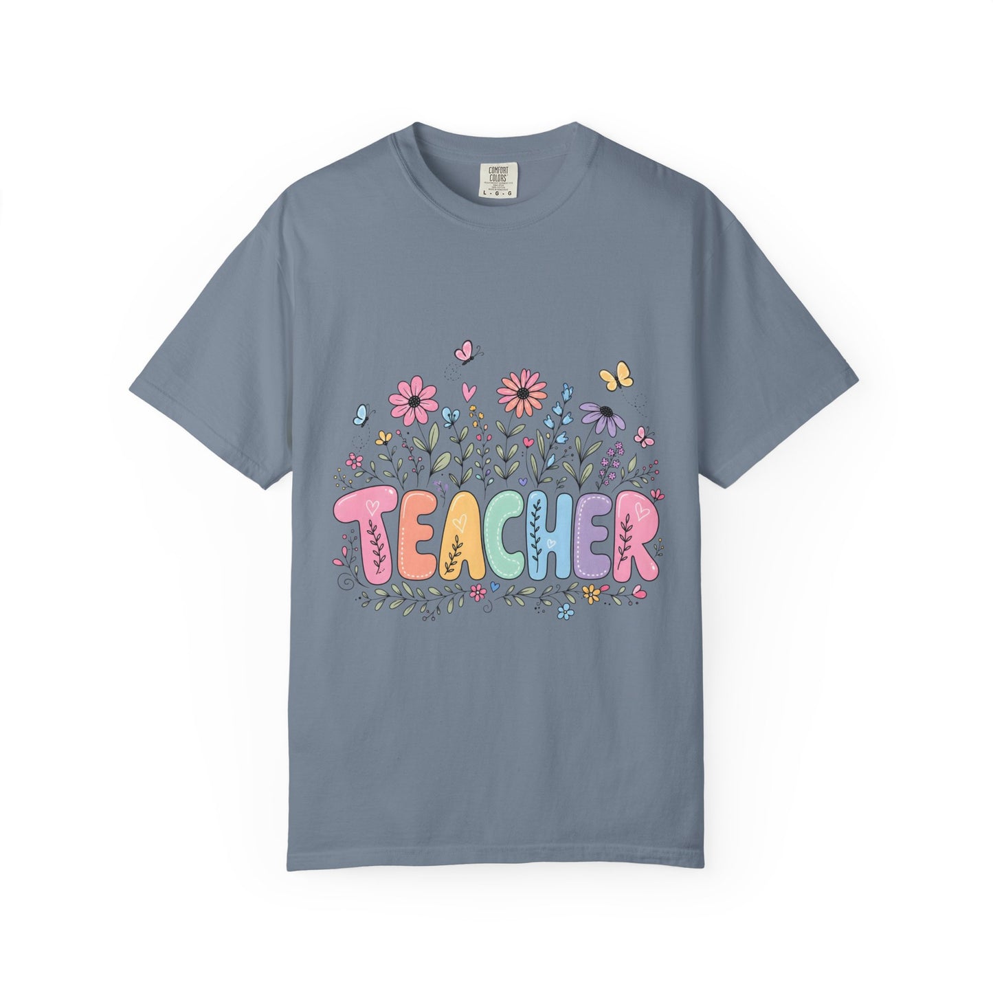 Teacher Floral Graphic T‑Shirt