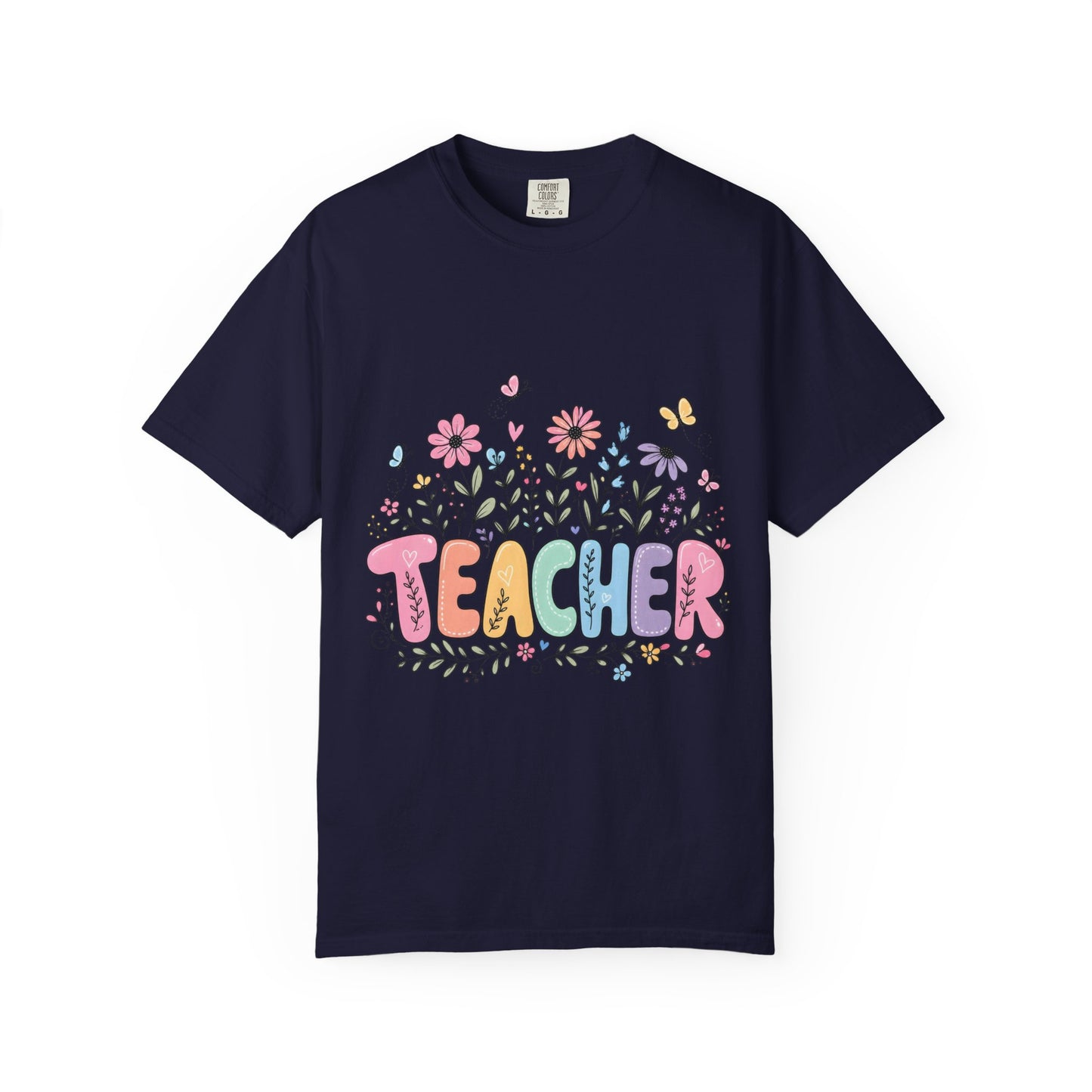 Teacher Floral Graphic T‑Shirt