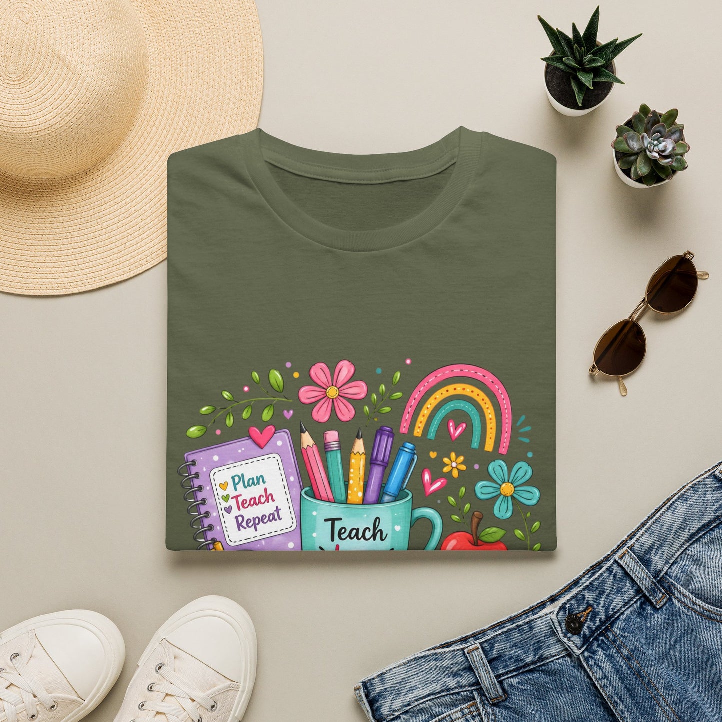 Teach Love Repeat T-Shirt