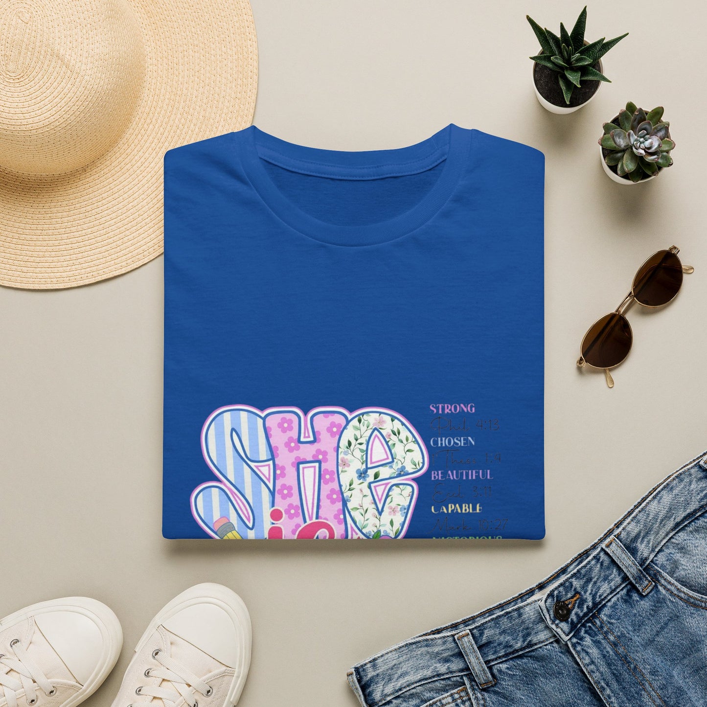 She Is Stronger Graphic T-Shirt