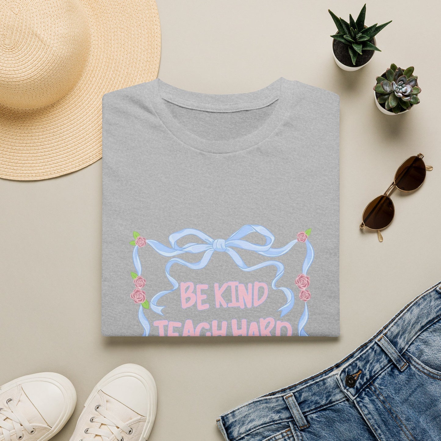 Be Kind, Teach Hard, Love Louder Teacher T-shirt