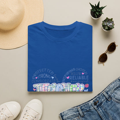 Teacher Heart Word Cloud T-Shirt