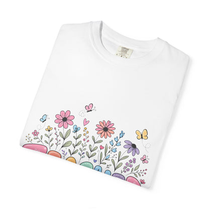 Teacher Floral Graphic T‑Shirt