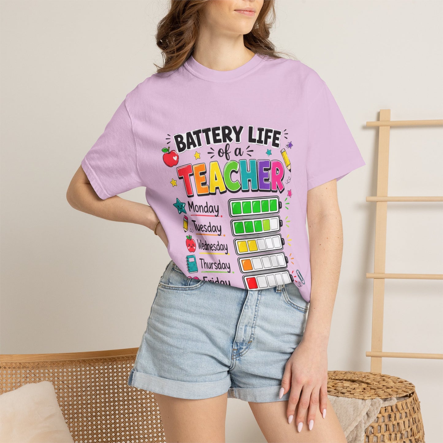 Teacher Battery Life T-Shirt