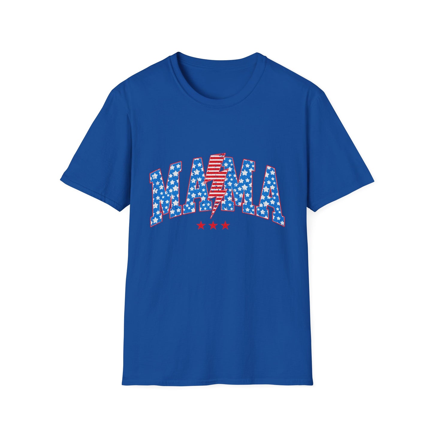 Mama T-Shirt — Patriotic USA Stars & Stripes Fourth of July Tee