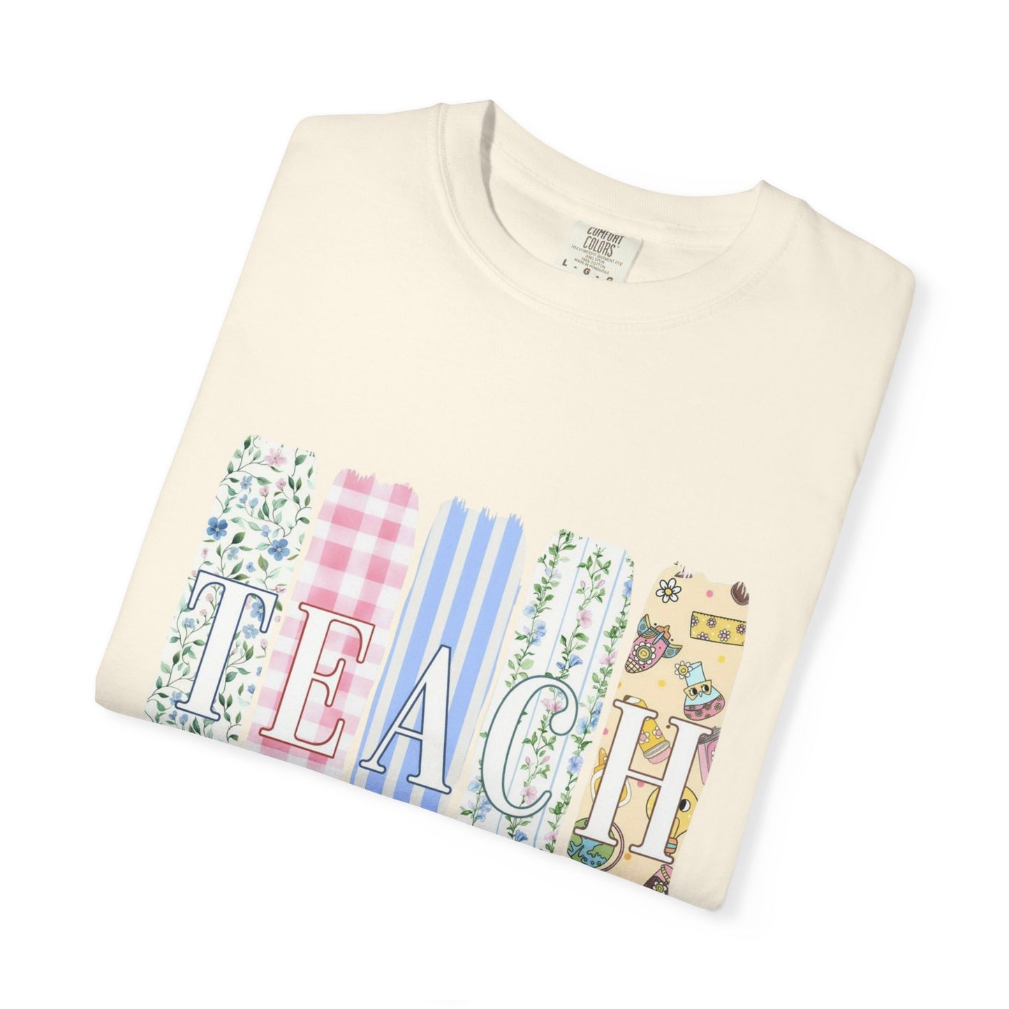 Teacher Floral Pencil Bow T-Shirt