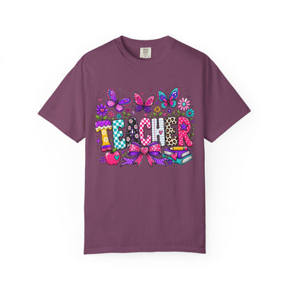 Teacher Colorful Butterfly T-Shirt