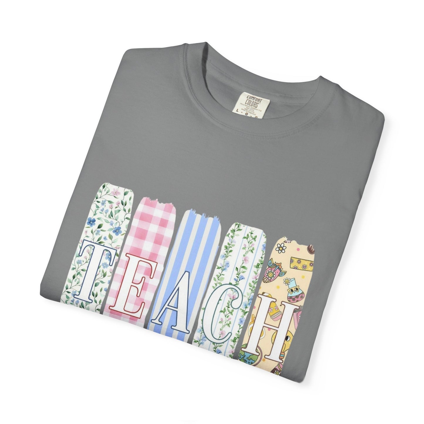 Teacher Floral Pencil Bow T-Shirt
