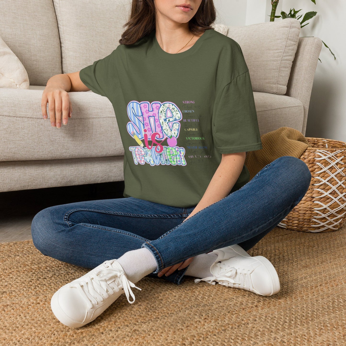 She Is Stronger Graphic T-Shirt