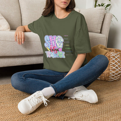 She Is Stronger Graphic T-Shirt
