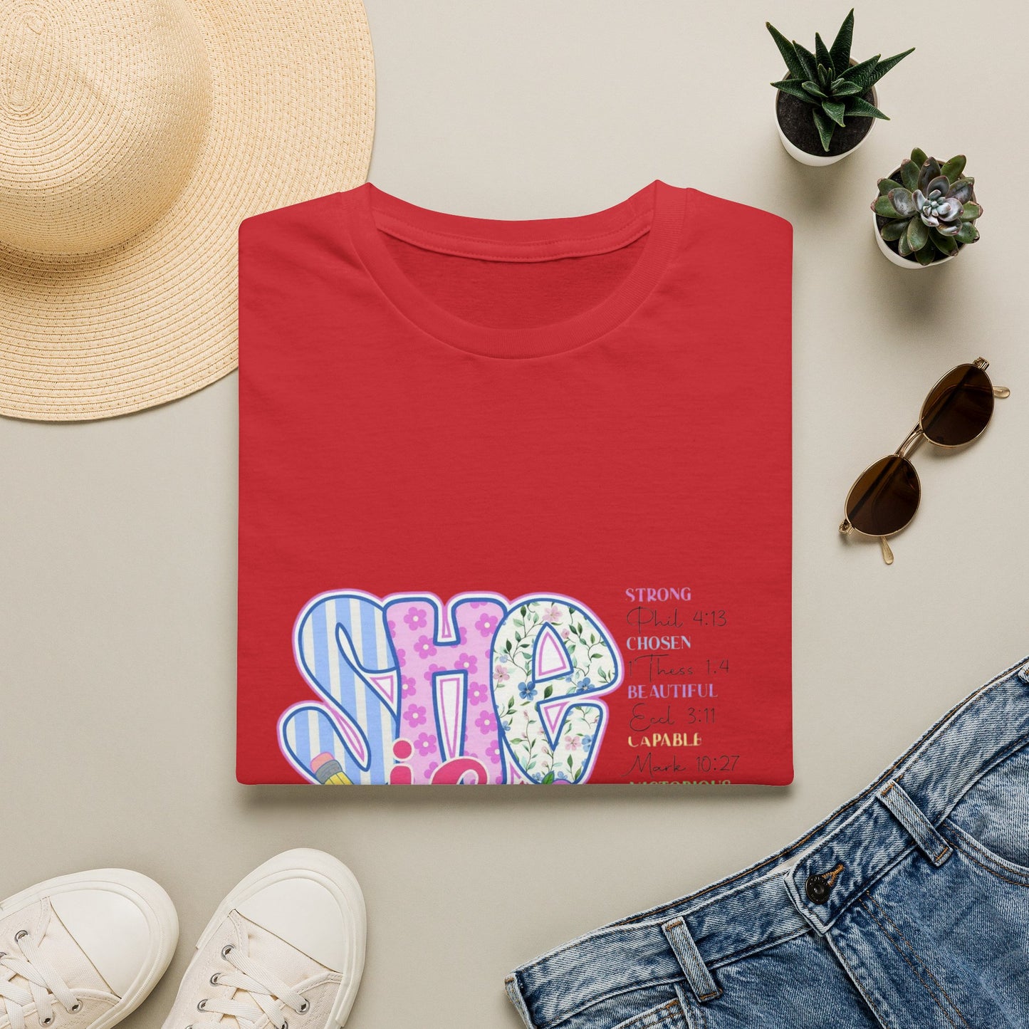 She Is Stronger Graphic T-Shirt