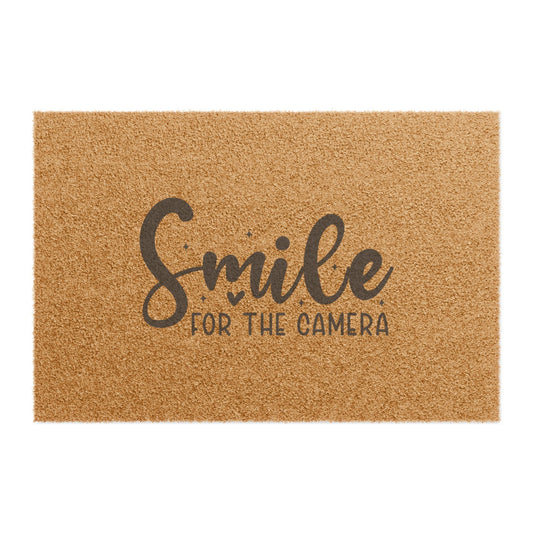 Smile for the Camera Doormat – Fun Welcome Entrance Mat
