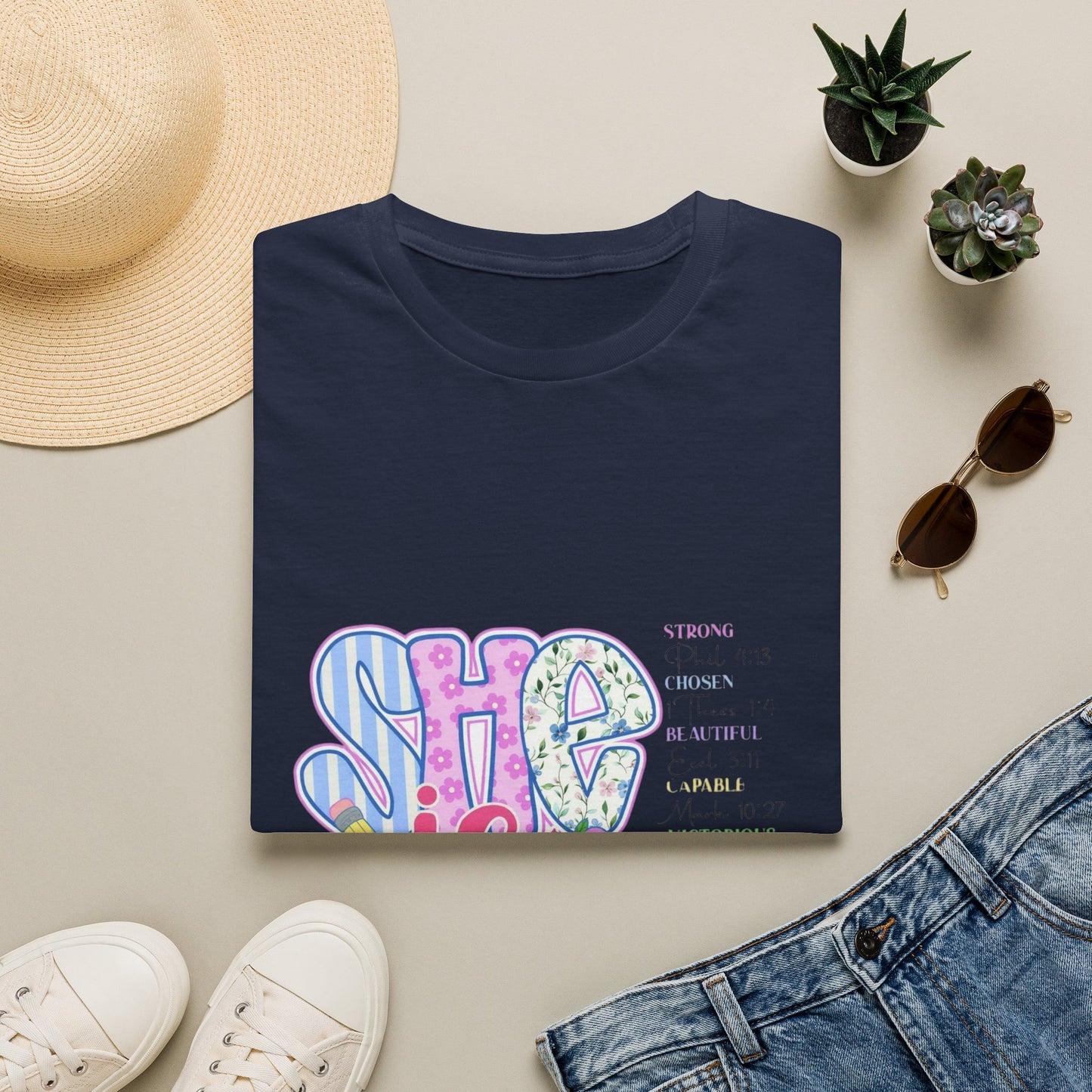 She Is Stronger Graphic T-Shirt
