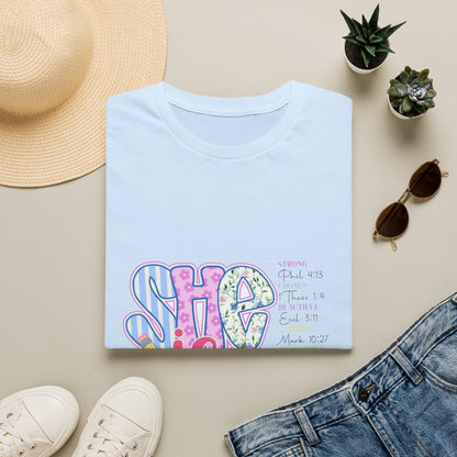 She Is Stronger Graphic T-Shirt