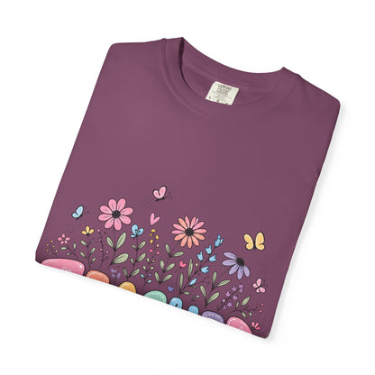 Teacher Floral Graphic T‑Shirt