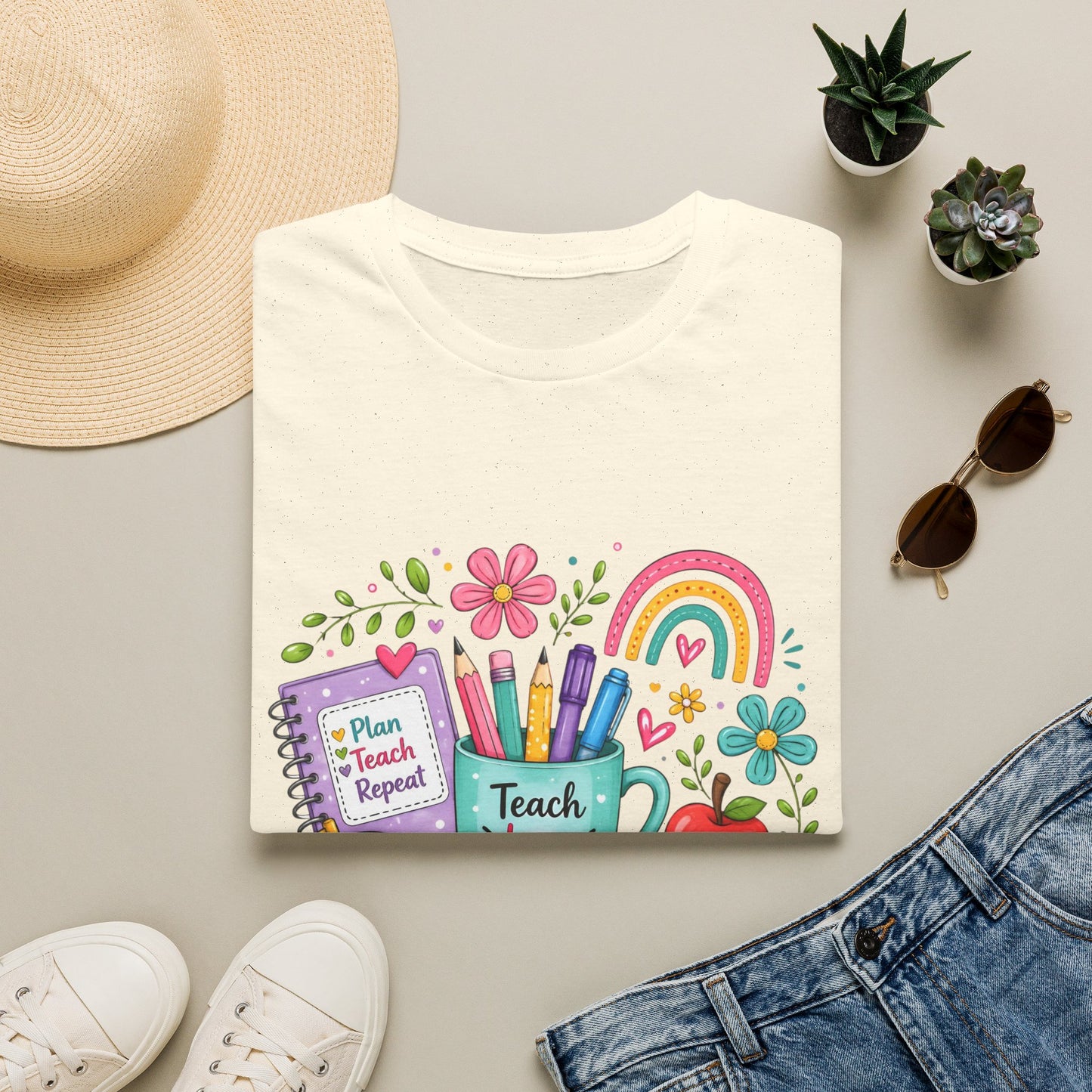 Teach Love Repeat T-Shirt