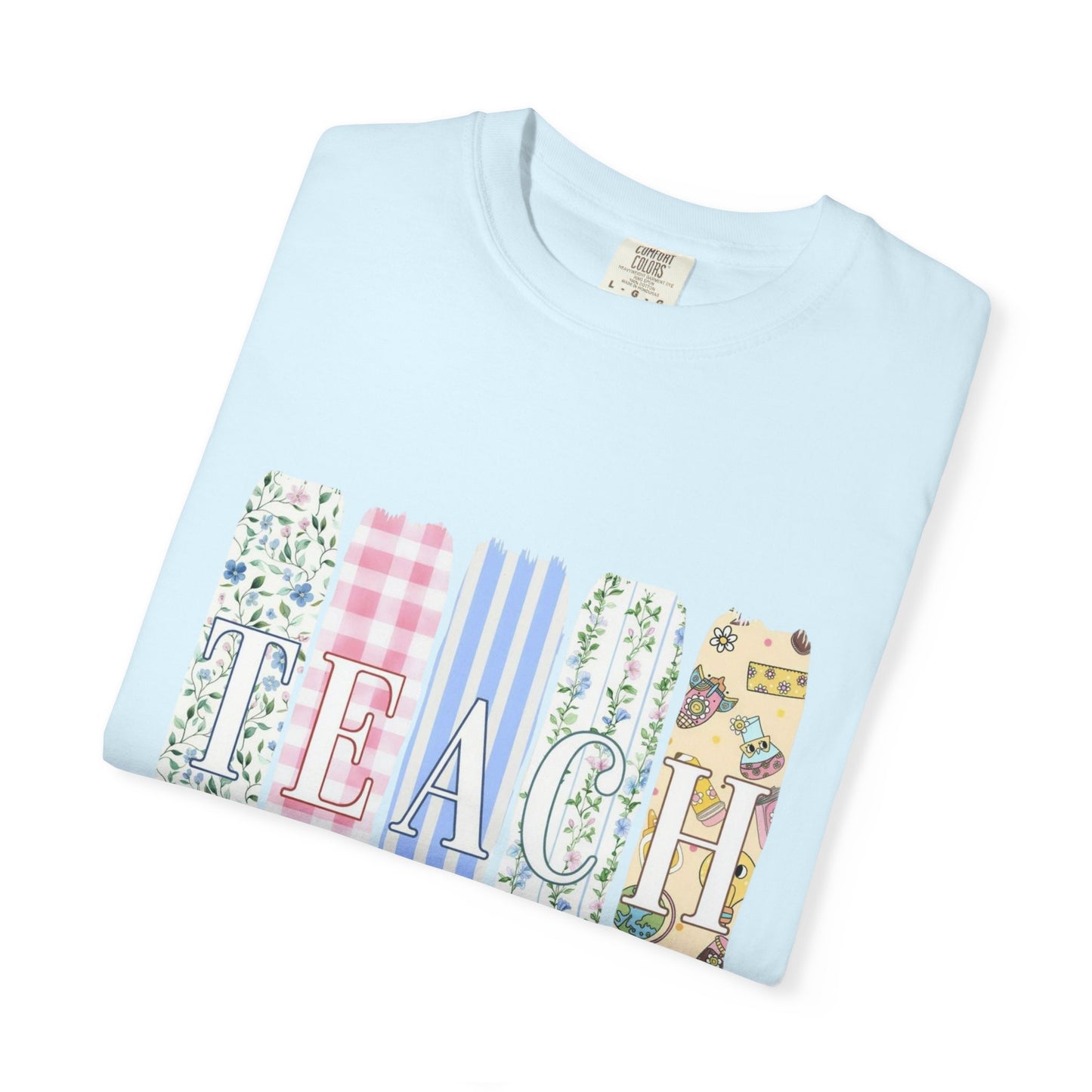 Teacher Floral Pencil Bow T-Shirt