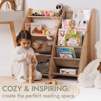 2in1 Montessori Shelf for Books and Toys