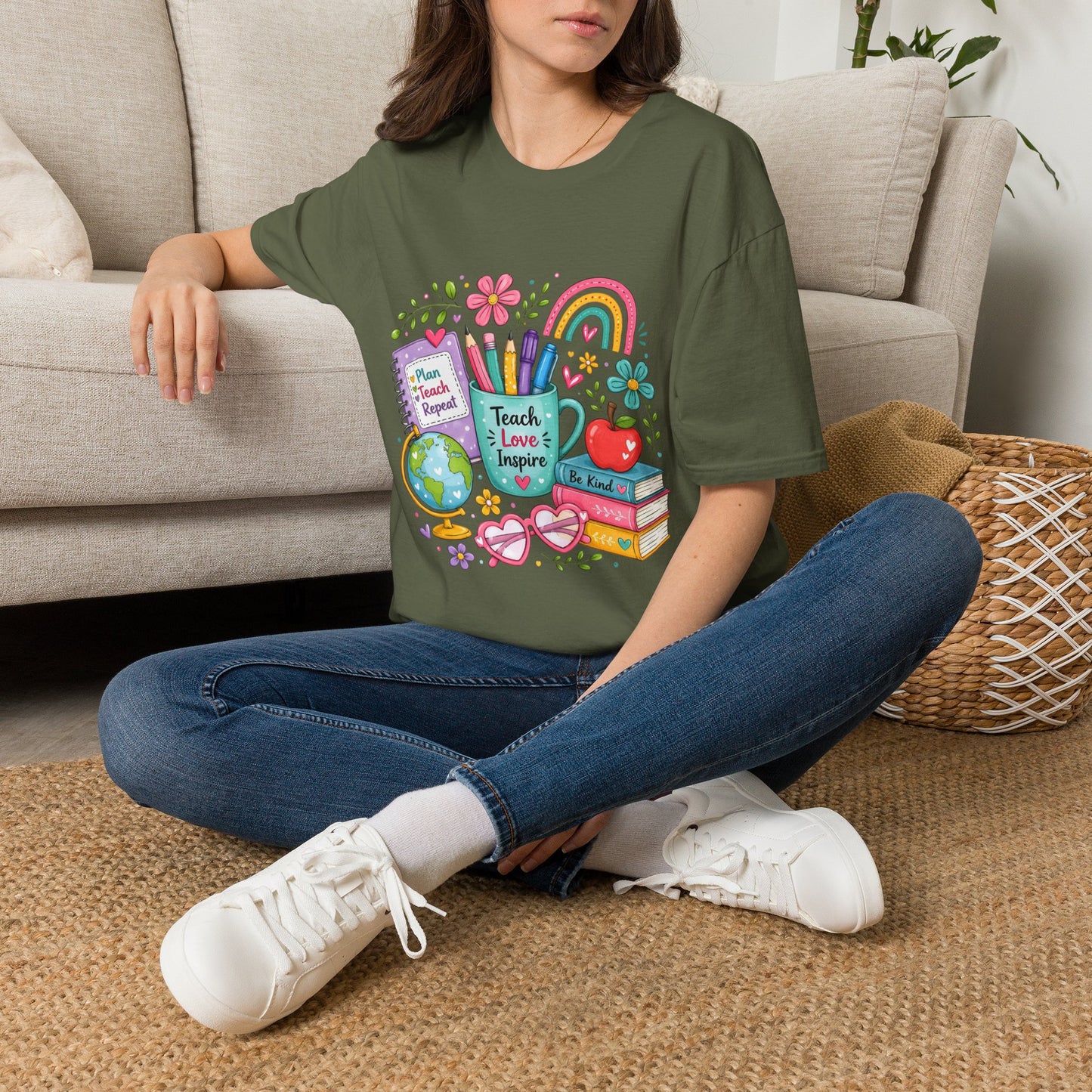 Teach Love Repeat T-Shirt