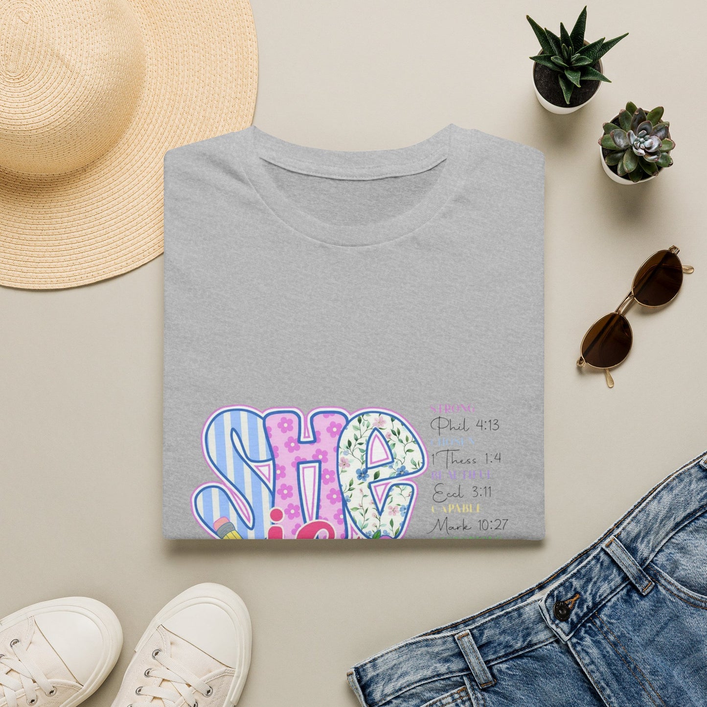 She Is Stronger Graphic T-Shirt