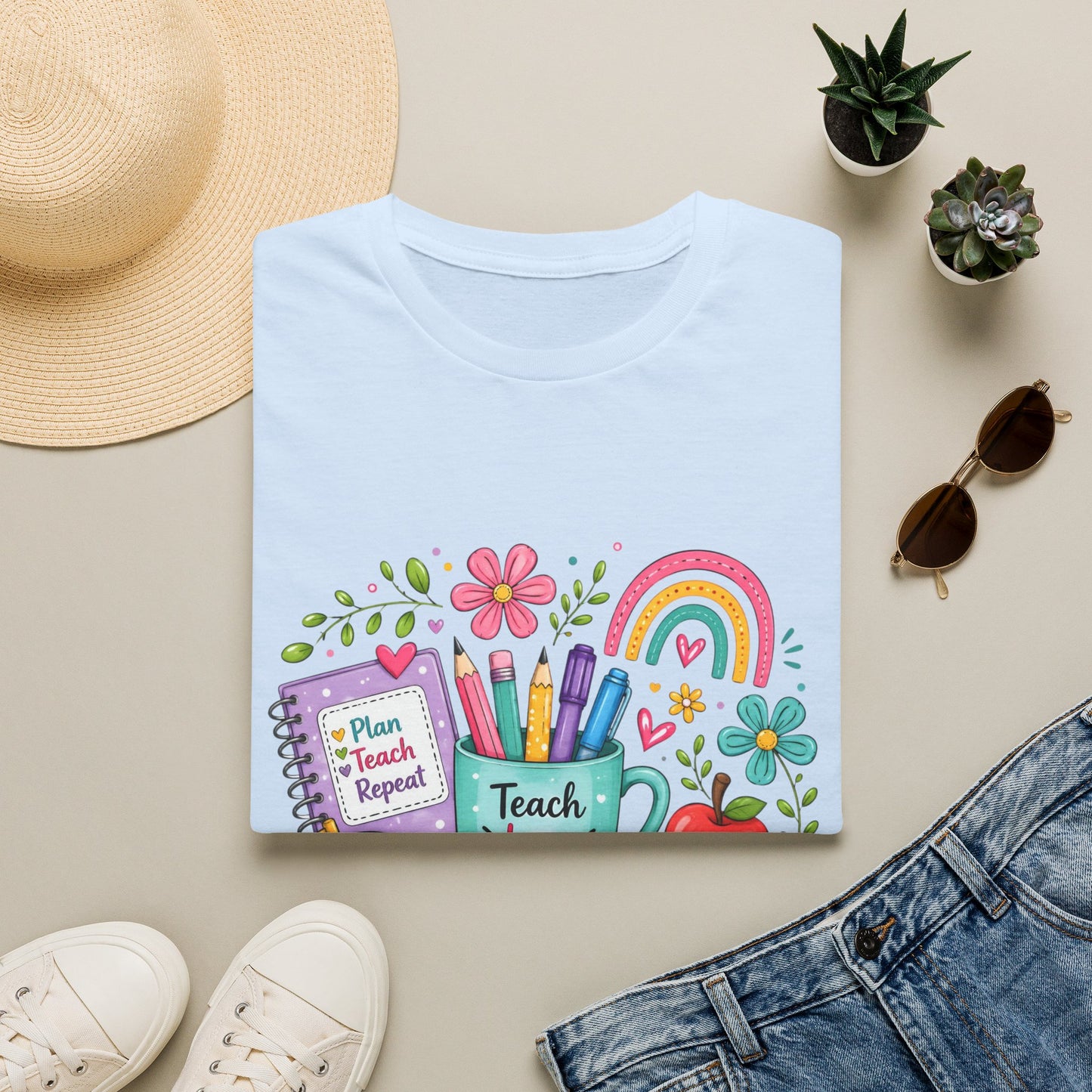 Teach Love Repeat T-Shirt