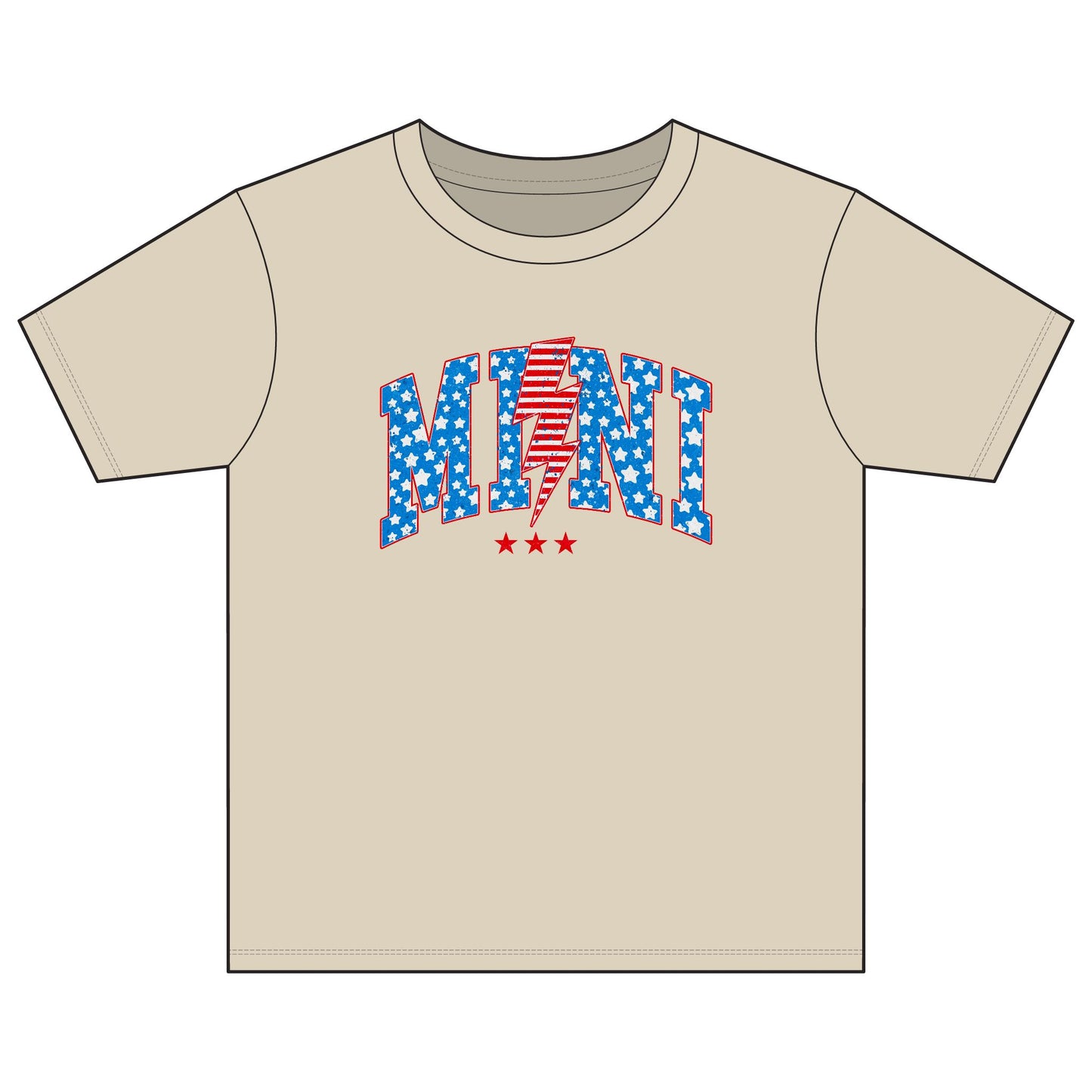 Youth Miami Flag Tee — Kids Patriotic Miami Florida Shirt