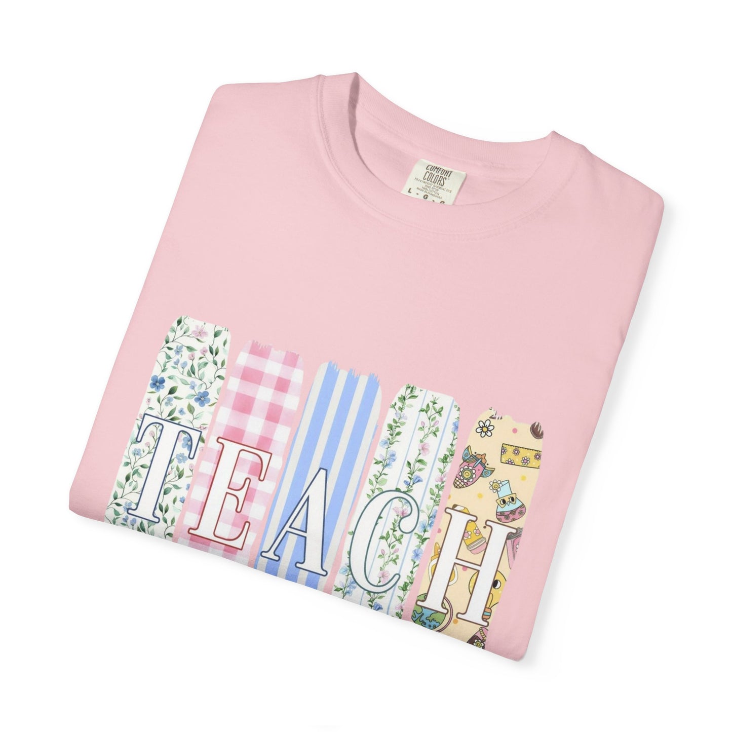 Teacher Floral Pencil Bow T-Shirt