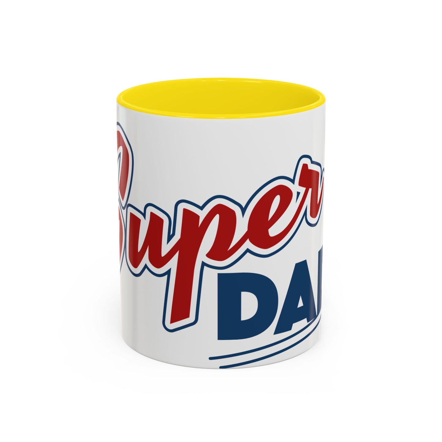 Super Dad Accent Coffee Mug — Father's Day Gift, 11/15oz