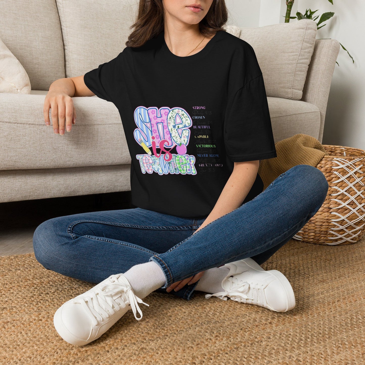 She Is Stronger Graphic T-Shirt